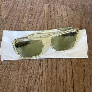 RARE White/Clear Chrome Hearts Sunglasses